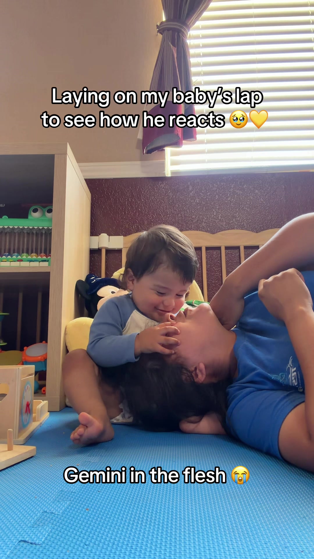 A true Gemini in the flesh… Of course he’s going to be sour and then sweet just like his mama 🥹💛😈 #boymom #momhumo...