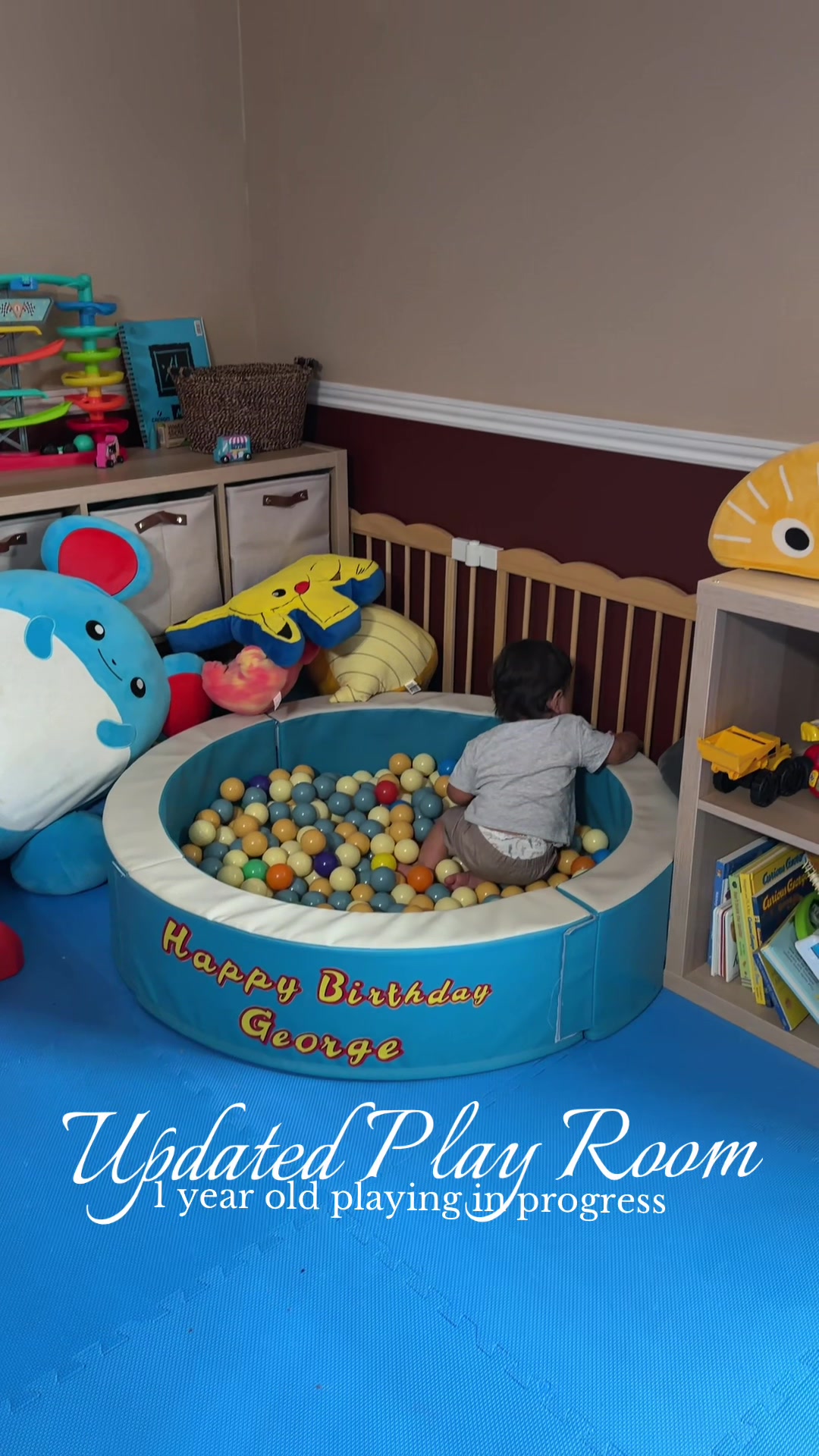 A collection of out favorite toys we’ve be gifted during his 1 year! He truly has so many favorites that he uses dail...