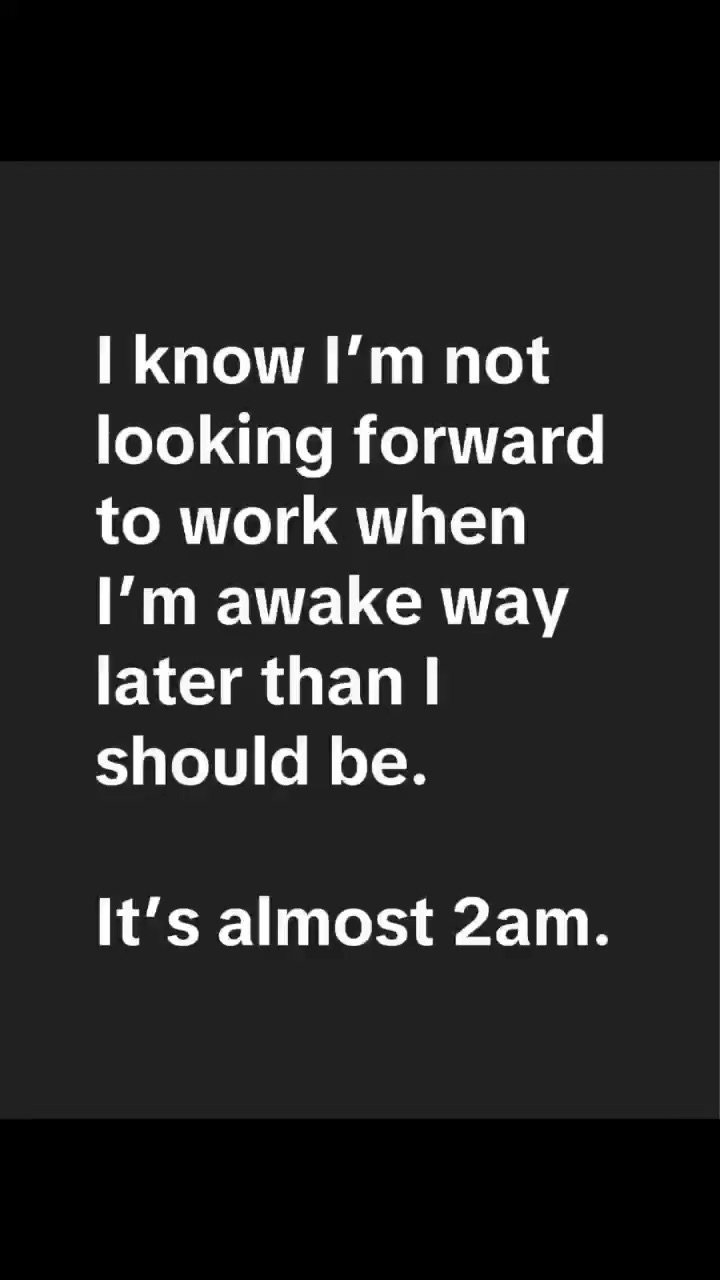 Wide awake at 2am
