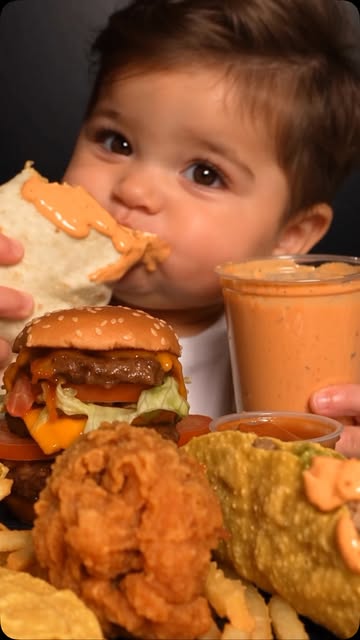 #baby #viral #food #mukbang