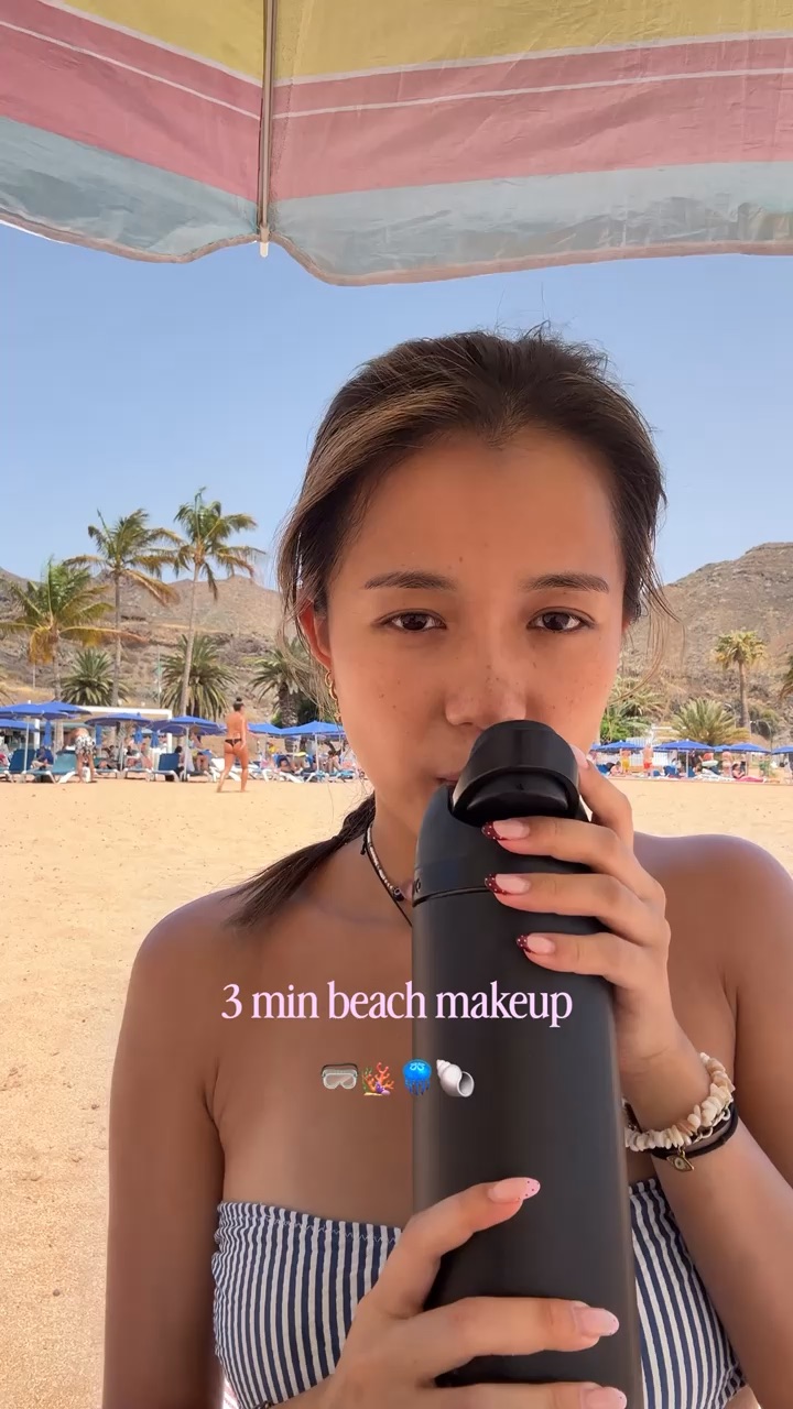 3min beach makeup