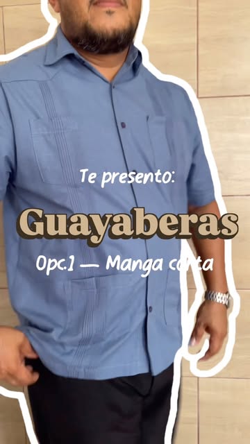 A lo panameño 😉🇵🇦… ¿Ya tienes tu guayabera en el color, diseño y estilo que deseas ? No!! Escribe y nos encargamos...