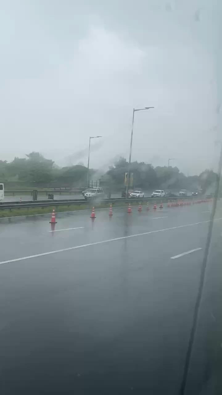 Raining outside