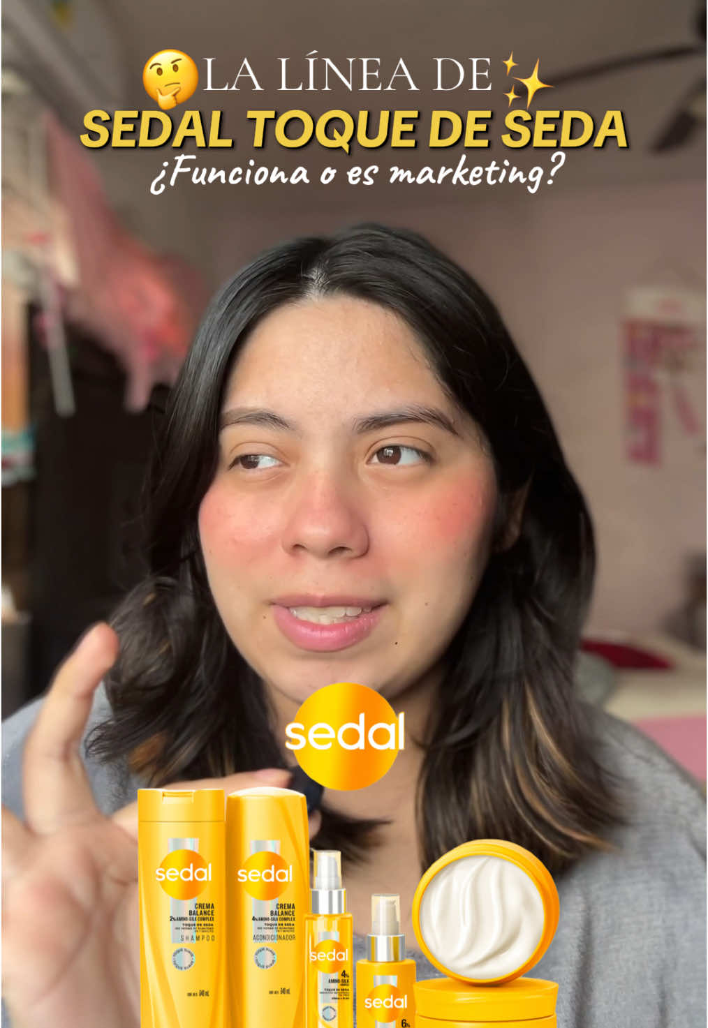 La LÍNEA de @Sedal México “toque de seda” funciona o solo es marketing?🫢 . . #creatorsearchinsights #CabelloSuave #P...