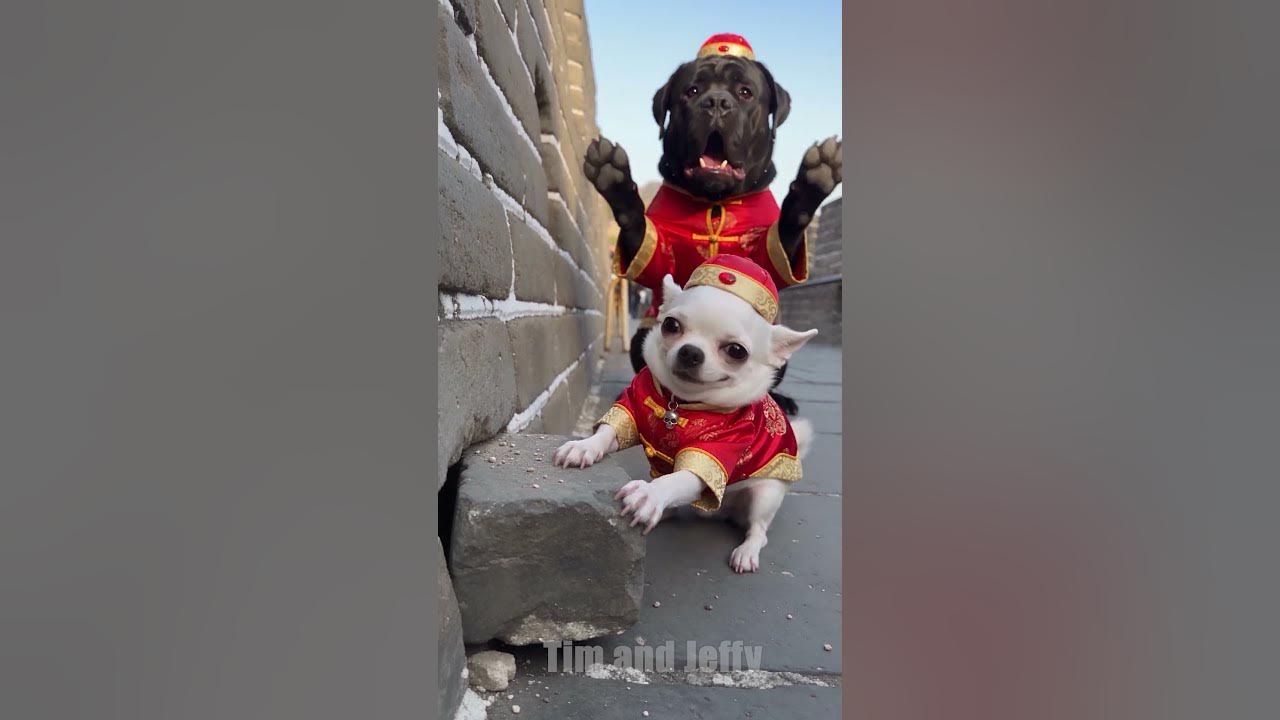 Jeffy Should NOT Have Pulled That Brick! 😂 This video was created in @higgsfield Jeffy the Chihuahua and Tim the Mas...