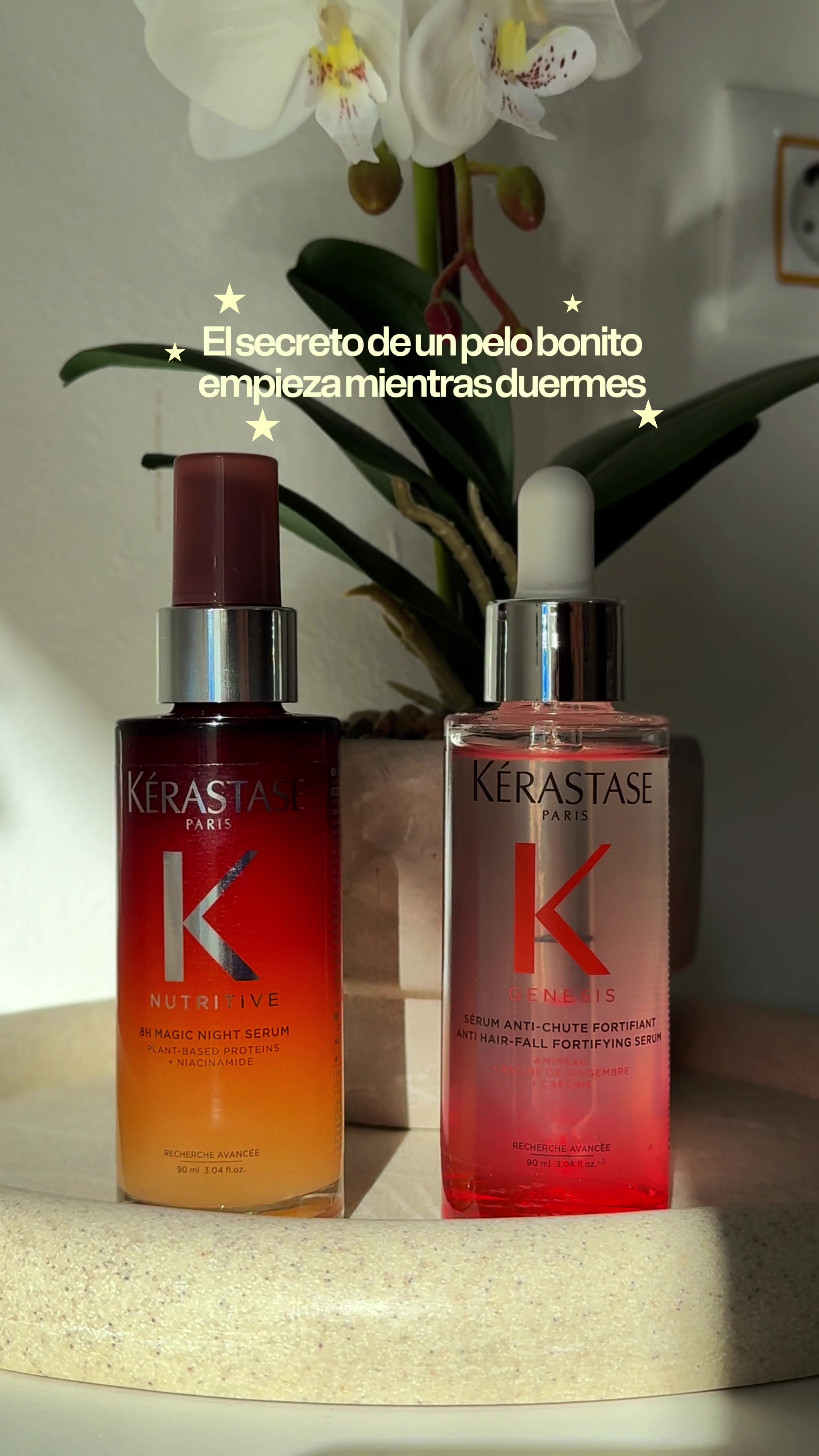 #publi Mi pequeño ritual antes de dormir para despertar con el pelo mucho más bonito ✨🌙 @Kérastase #nightroutinexlor...
