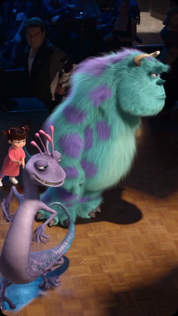 What they do at Monsters Inc 😅😂 made with genjutsu, link in bio to try it yourself #higgsfield #monstersinc #genjutsu