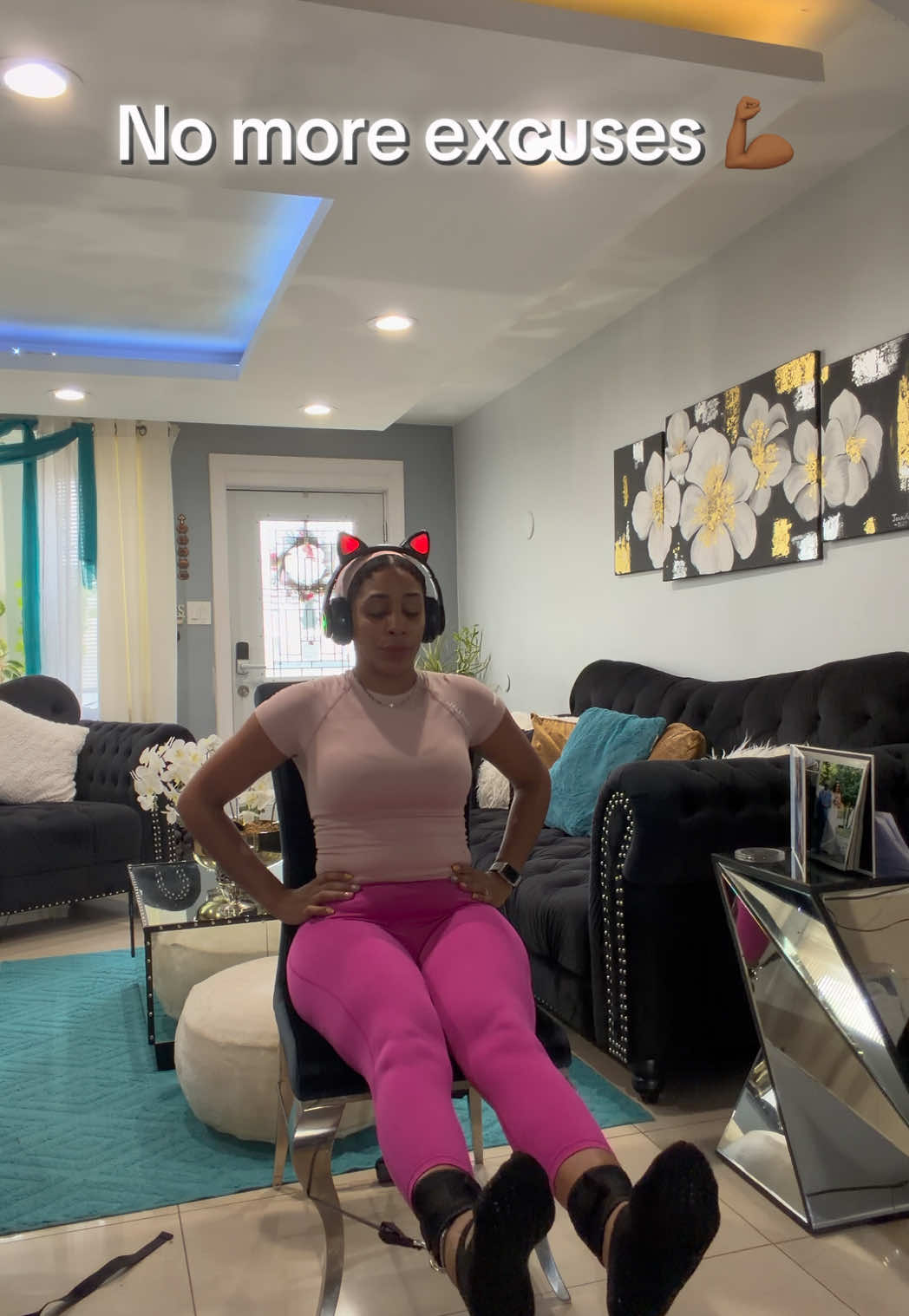 Let’s workout from home #gymmotivation #workoutfromhome #viral #nomoreexcuses #legextension