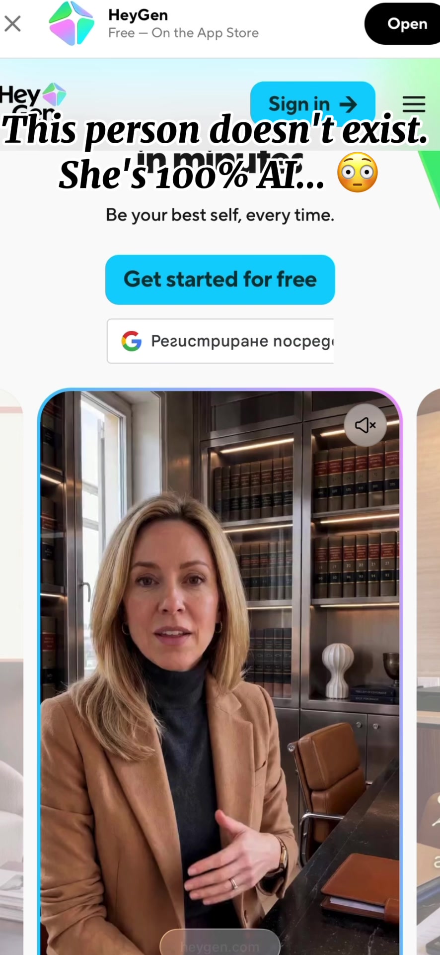 ⁠Wait till the end... AI is getting crazy 🤖 Tool name: HeyGen #ai #aitools #tech #productivity #hacks