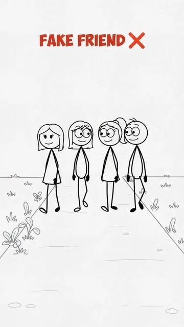 A true friend helps you when you fall ❤️ Fake friends laugh, real friends care! 😂🤝 Which one are you? #FakeFriend #...