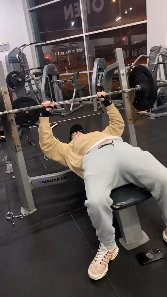 Bench pressing