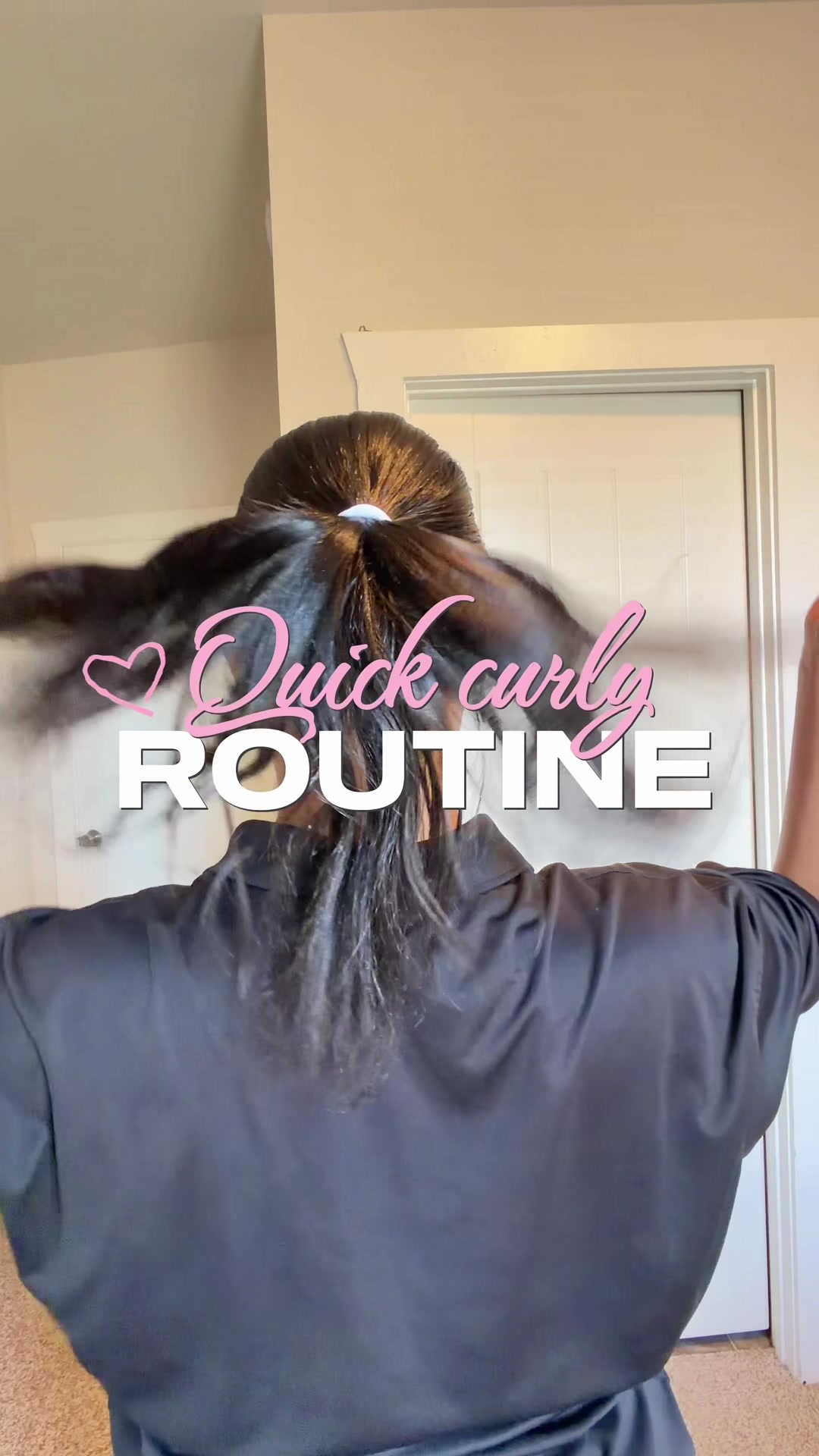 Quick curly routine👩🏻‍🦱 #curlyhair #viral #rizos #creatorsearchinsights