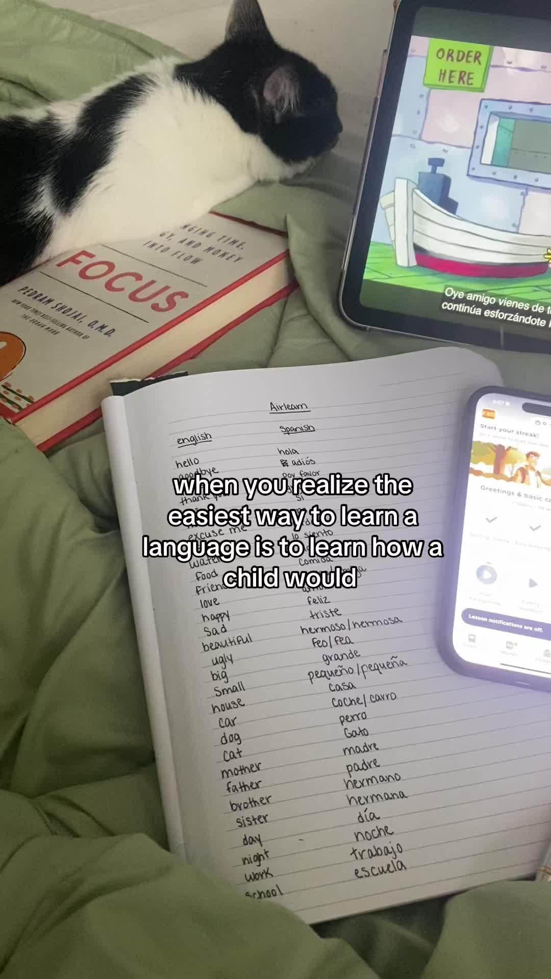 plus this app i found! #airlearn #language #languagelearning #fyp #spanishlanguage #languagebarrier #spanishtiktok #s...