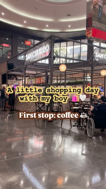 A little shopping day with my boy 🛍️🤍 Coffee, churros, beauty restock & a little quality time together ✨ Just a sim...