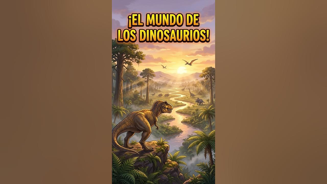 El mundo perdido de los dinosaurios 🌎🦖 #dinosaurios #prehistoria #youtubeshorts Descubre cómo era la Tierra hace 66...