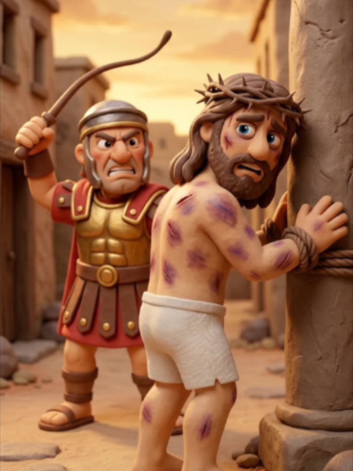 💔✝️ He was whipped, mocked, and nailed to the cross, yet His love never failed. Jesus endured pain, humiliation, and...