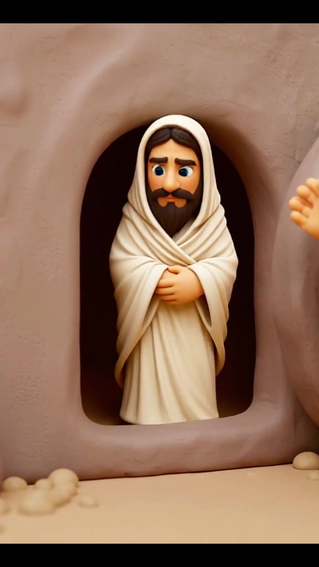 Bringing the moment Jesus Christ raised Lazarus to life… but in clay. 🕊️ This claymation diorama captures one of the...