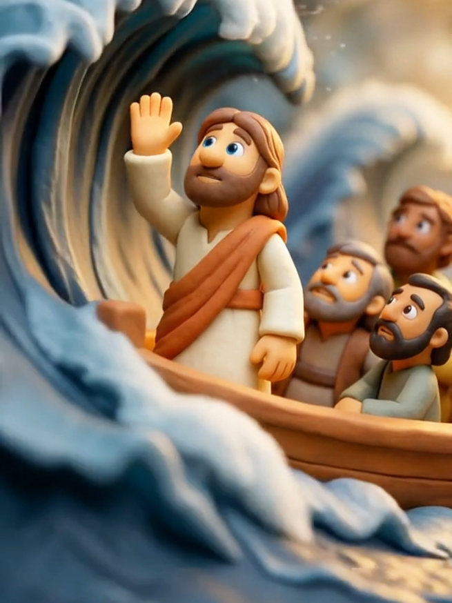 🌊 The waves crash… the disciples panic… then one command changes everything. “Peace, be still.” This powerful clayma...