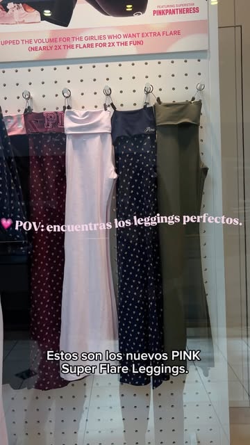 #vspartner @vspink @victoriassecret POV: encuentras los leggings perfectos. 🎀💗 Estos son los nuevos PINK Super Flar...