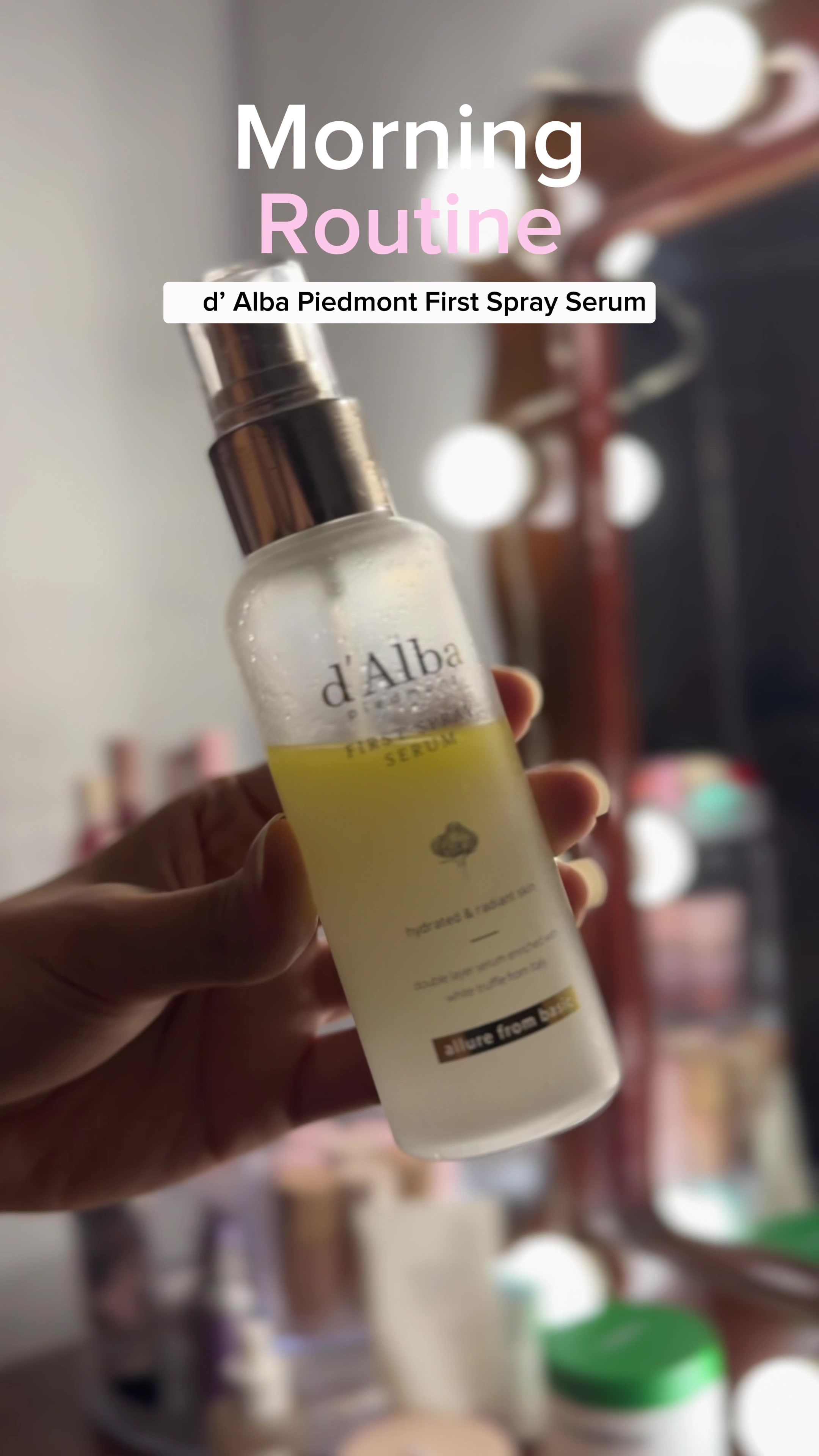 @d'Alba Piedmont #skincare #fyp #foryou #dalbasprayserum