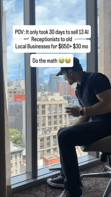 AI = money machine 😭‌ Comment AI for full guide #sellwebsitesforlocalbusinesses #sellaireceptionist