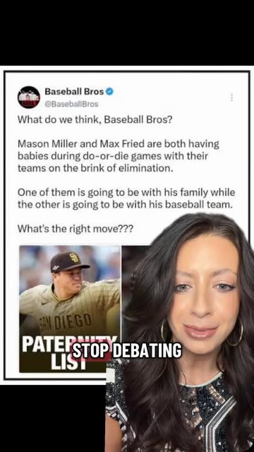 Max Fried made his choice. Mason Miller made his. One should never become a masculinity test for the other. #MLB #Yan...