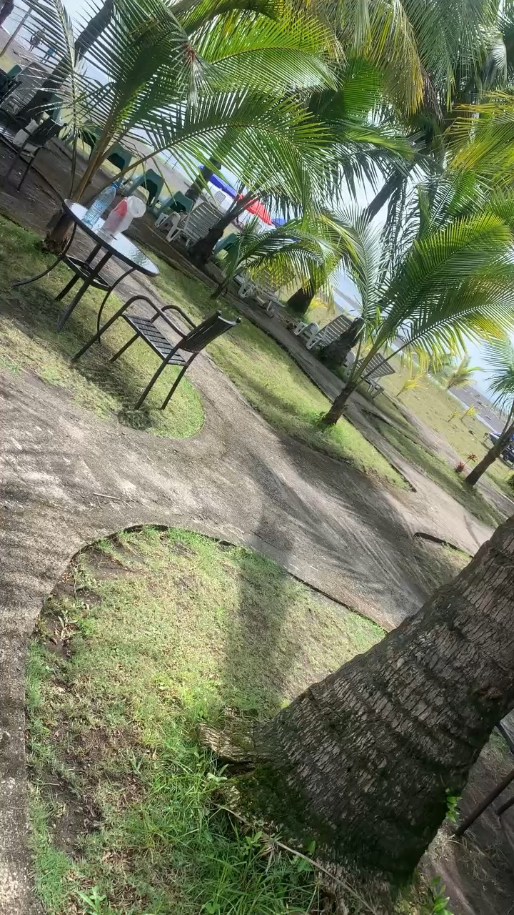 Spending time in a clean beach