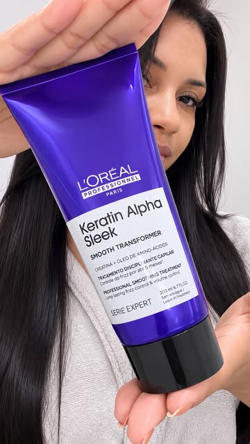 Transforme seu cabelo para 2 semanas de fios alinhados e controle de Frizz. ✨ Tratamento anfrizz da L’Oréal Professio...