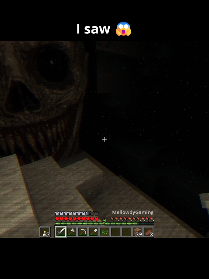 Caves are scary man 😭 | #minecraft #minecraftmemes #gaming #viral #fyp