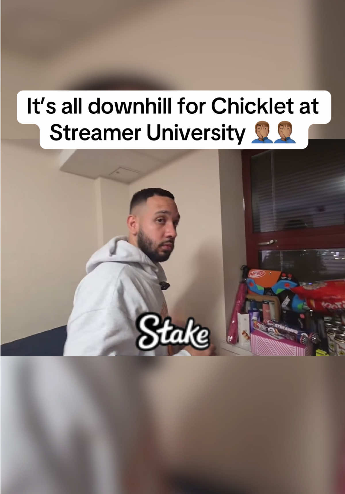 Chicklet already getting into it with Maleni 😂😂 #chicklet #streameruniversity #kaicenat