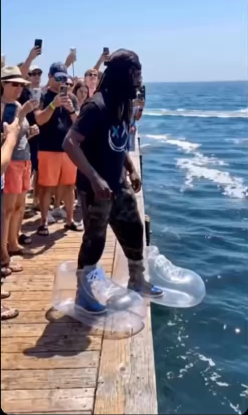 walking on water