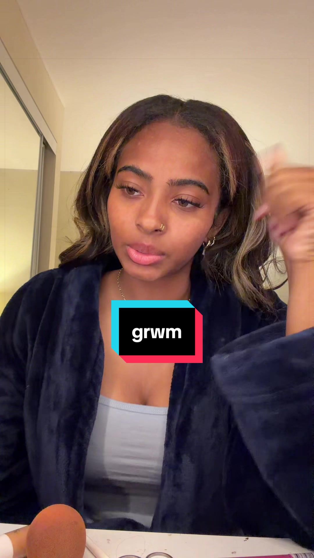 grwm for my first dayyy #college #yay #fy