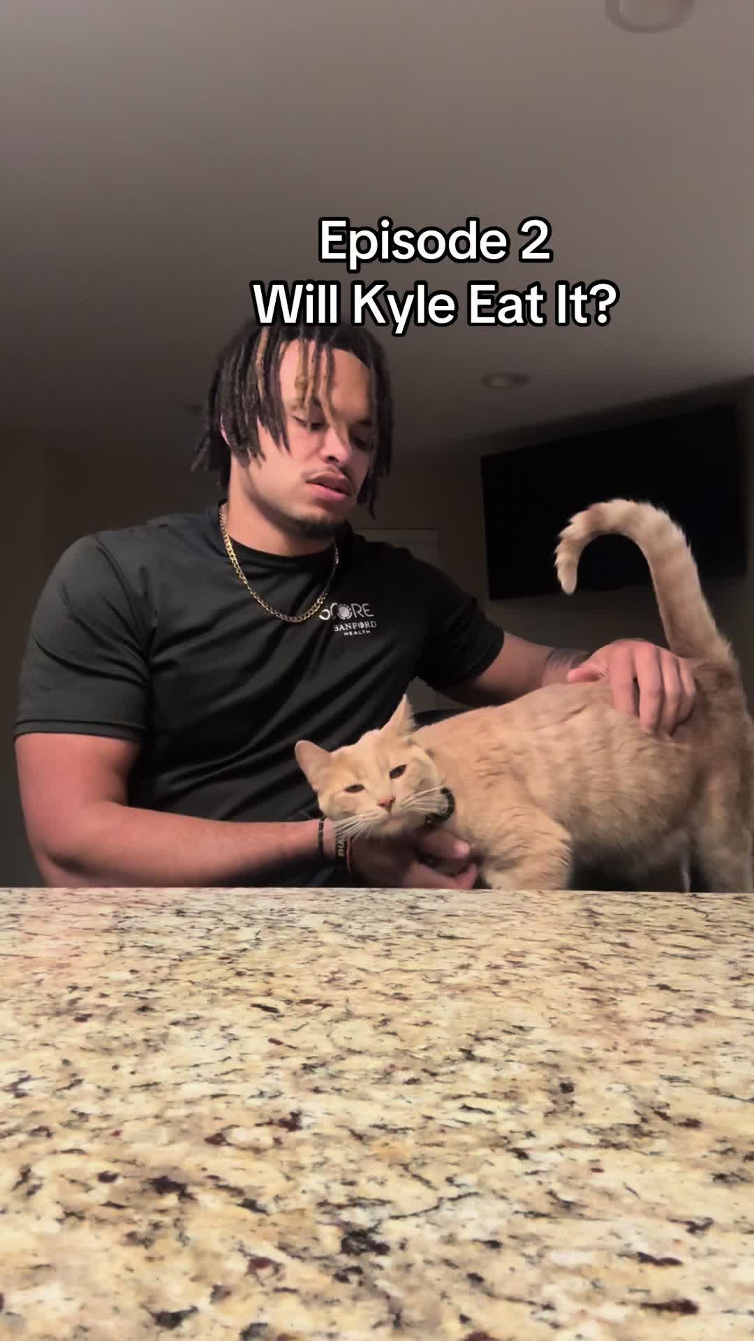 Episode 2: Will Kyle Eat It? #jesus #orangecat #tastetest #lightskin