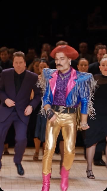They said “dress casual” #viral #trending #dance #80s