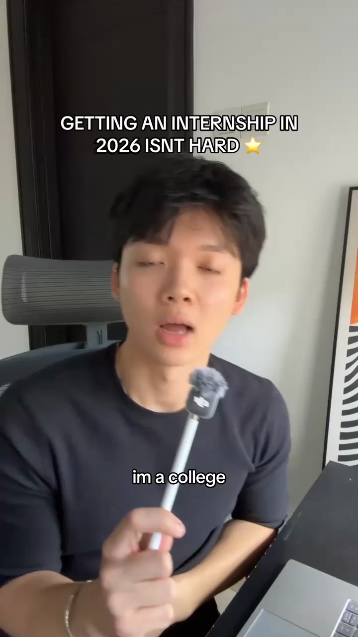 Getting an internship in 2026 is not hard