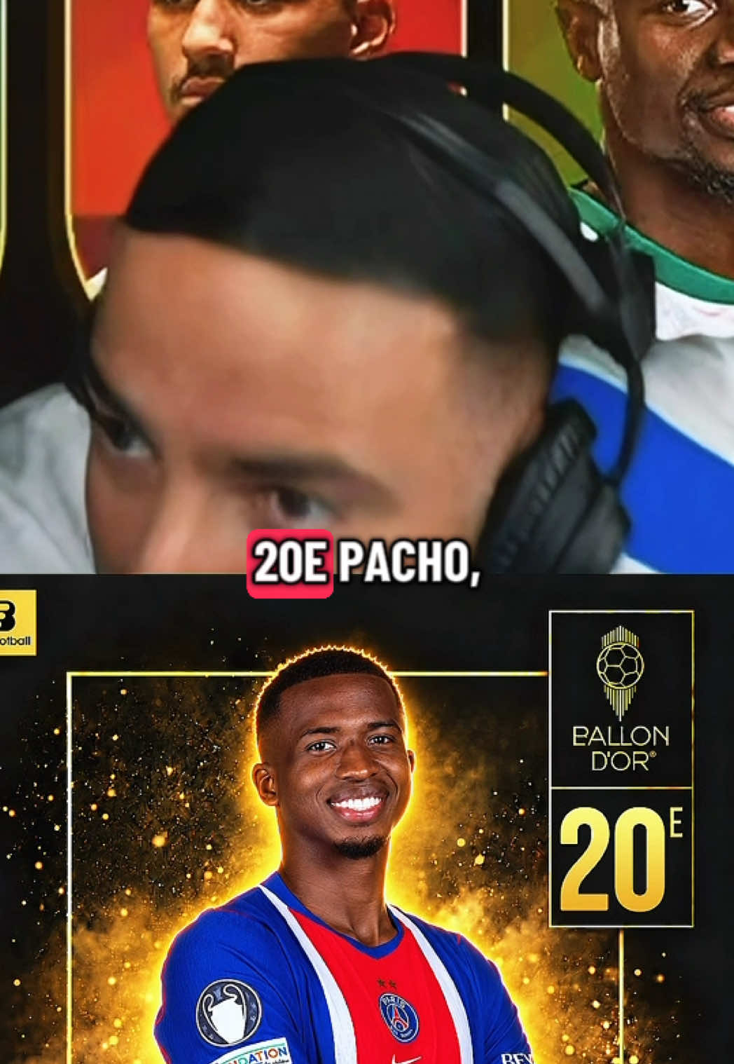 « Pacho 20e au Ballon d’Or, c’est une dinguerie ! 😭💀 » #pacho #ballondor #psg #immigreparisien #tiktokfrance🇨🇵 @L...
