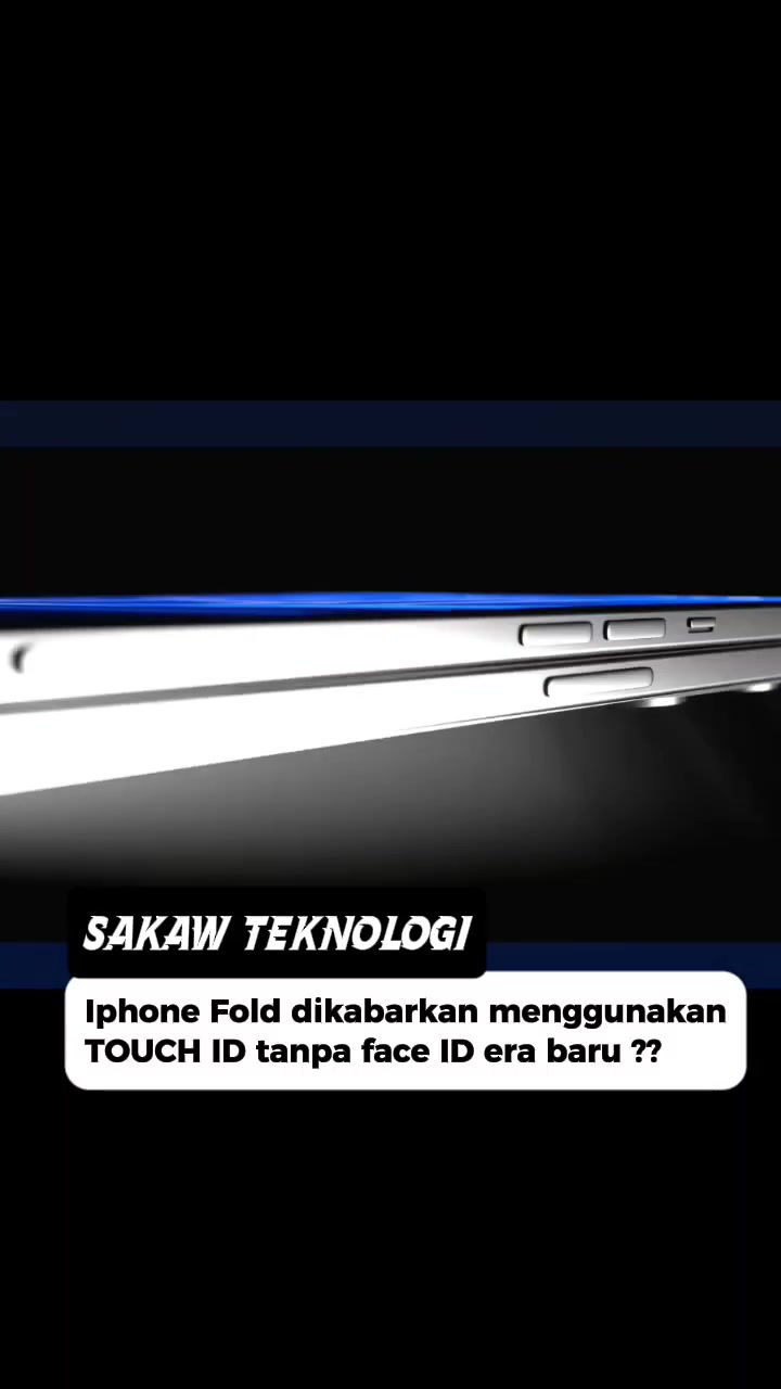 Jadi lagi rame rumor soal iPhone Fold, dan yang paling mencolok itu katanya bakal gak pakai Face ID sama sekali, tapi...