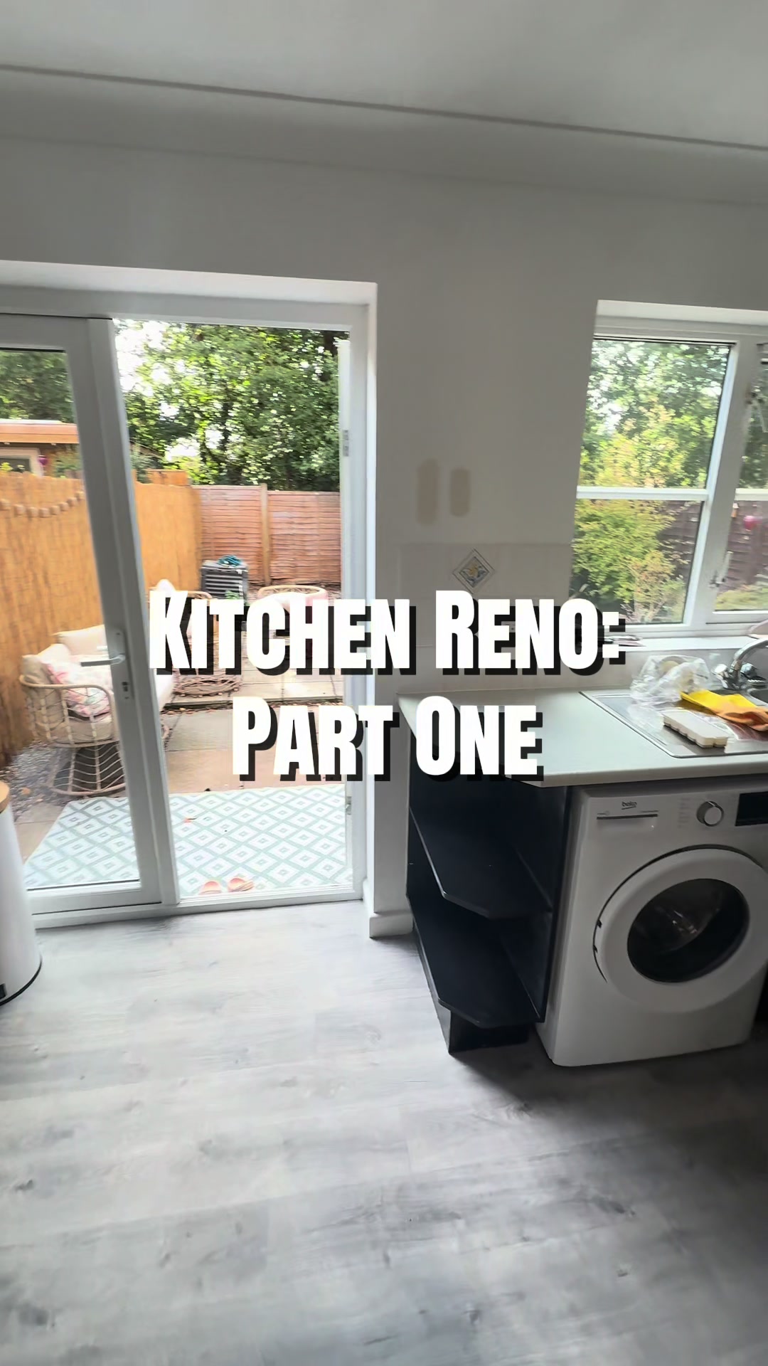Kitchen Reno: Part One 👷 Ripping it all out and starting from scratch #ukrenovation #kitchenreno #firsthome #diyuk