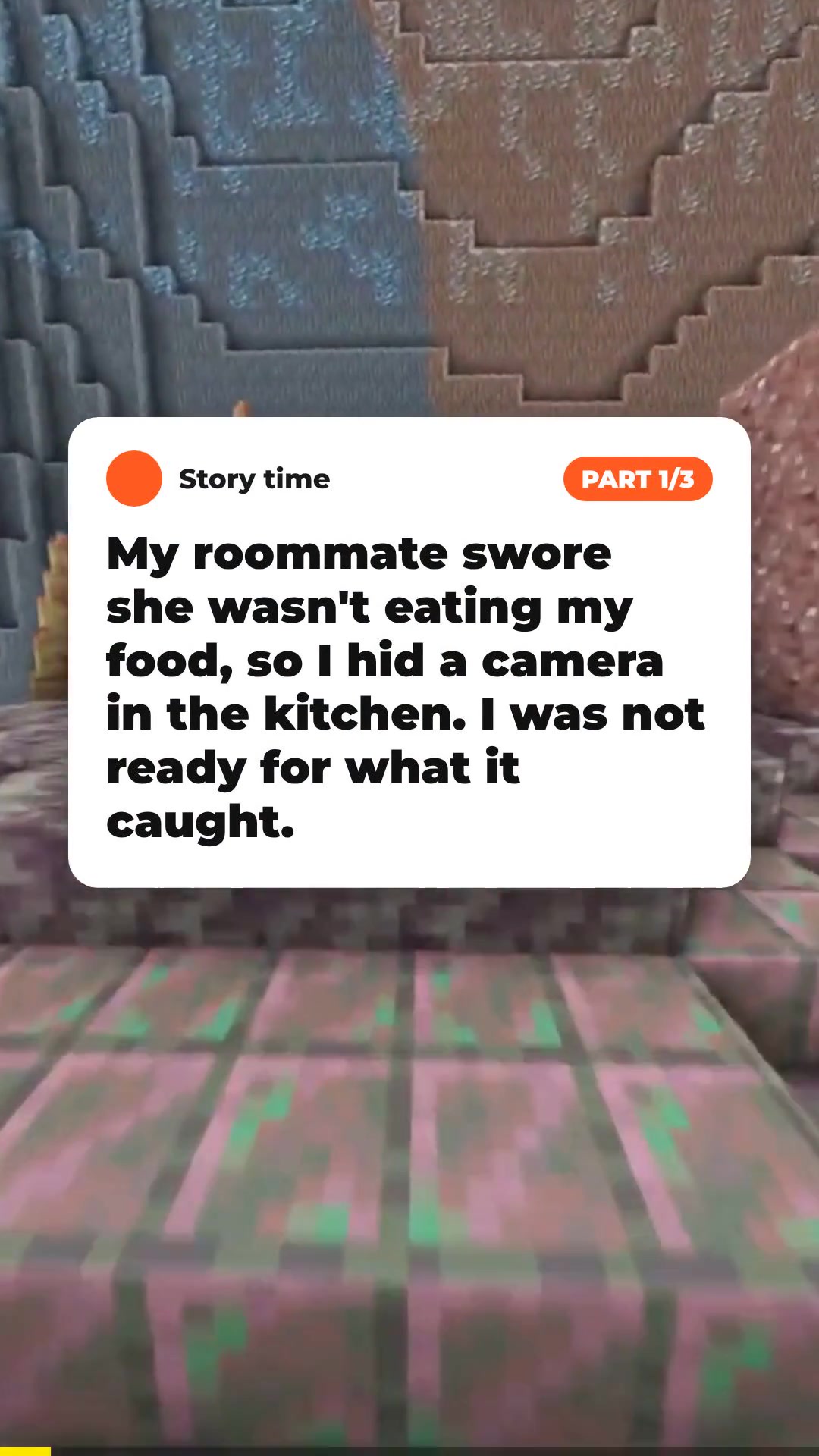 Part 1: For 3 months my roommate swore she wasn’t eating my food. So I hid a camera on the fridge. At 3am it caught s...