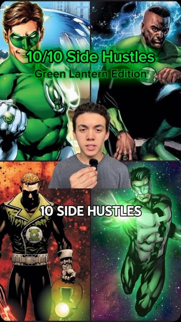 10/10 side hustles green lantern edition #ugc #sidehustles #greenlantern #fyp #contentcreator