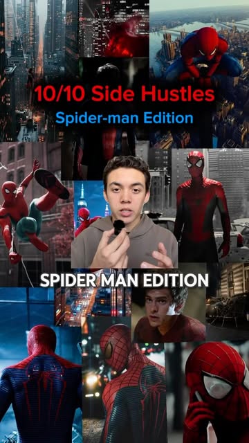 10/10 side hustles spider-man edition #ugc #sidehustles #contentcreator #fyp #spiderman