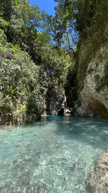 Encontré un paraíso escondido en Barahona 🌿💦😍 Mata e Maíz, es de esos lugares que uno se encuentra y descubre las...