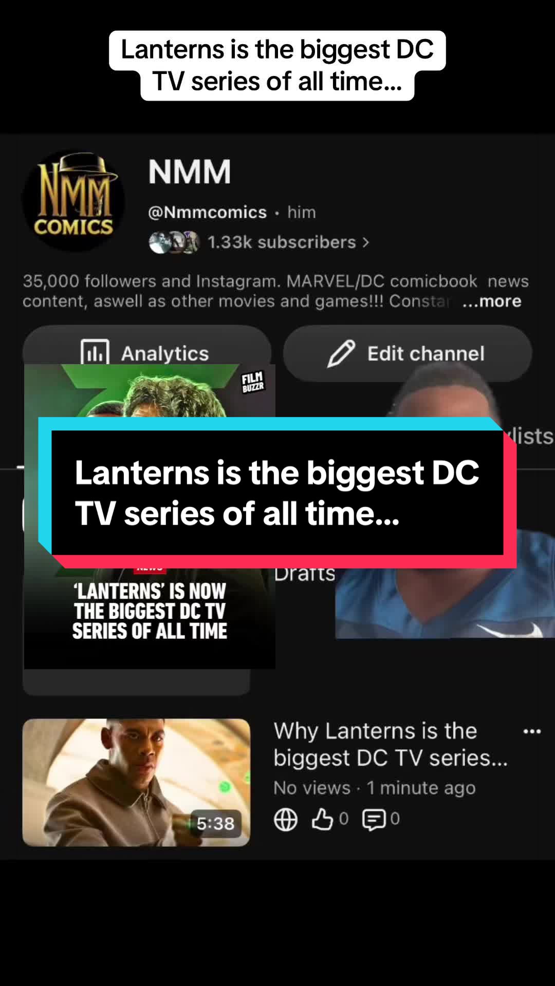 Lanterns is the biggest DC TV series of all time… #fypシ゚ #lanterns #dcu #nmmcomics #viral