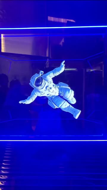 Hexa- Hologram! Step into the future with our hexagon-shaped hologram display, a revolutionary solution designed to t...