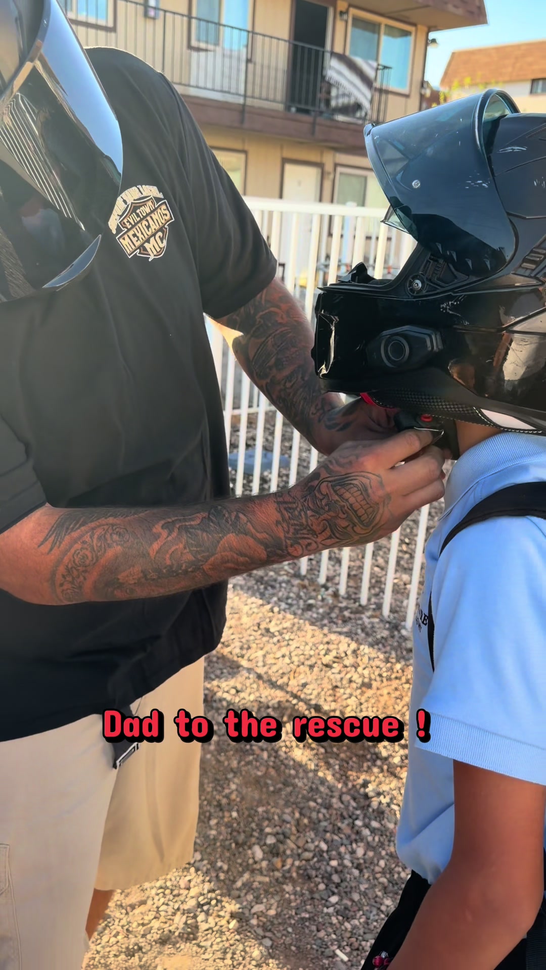 Teach your kids to be kind! 😡Any type of bullying is unacceptable!! #boymom #dadsoftiktok #biker #trending #momsofti...