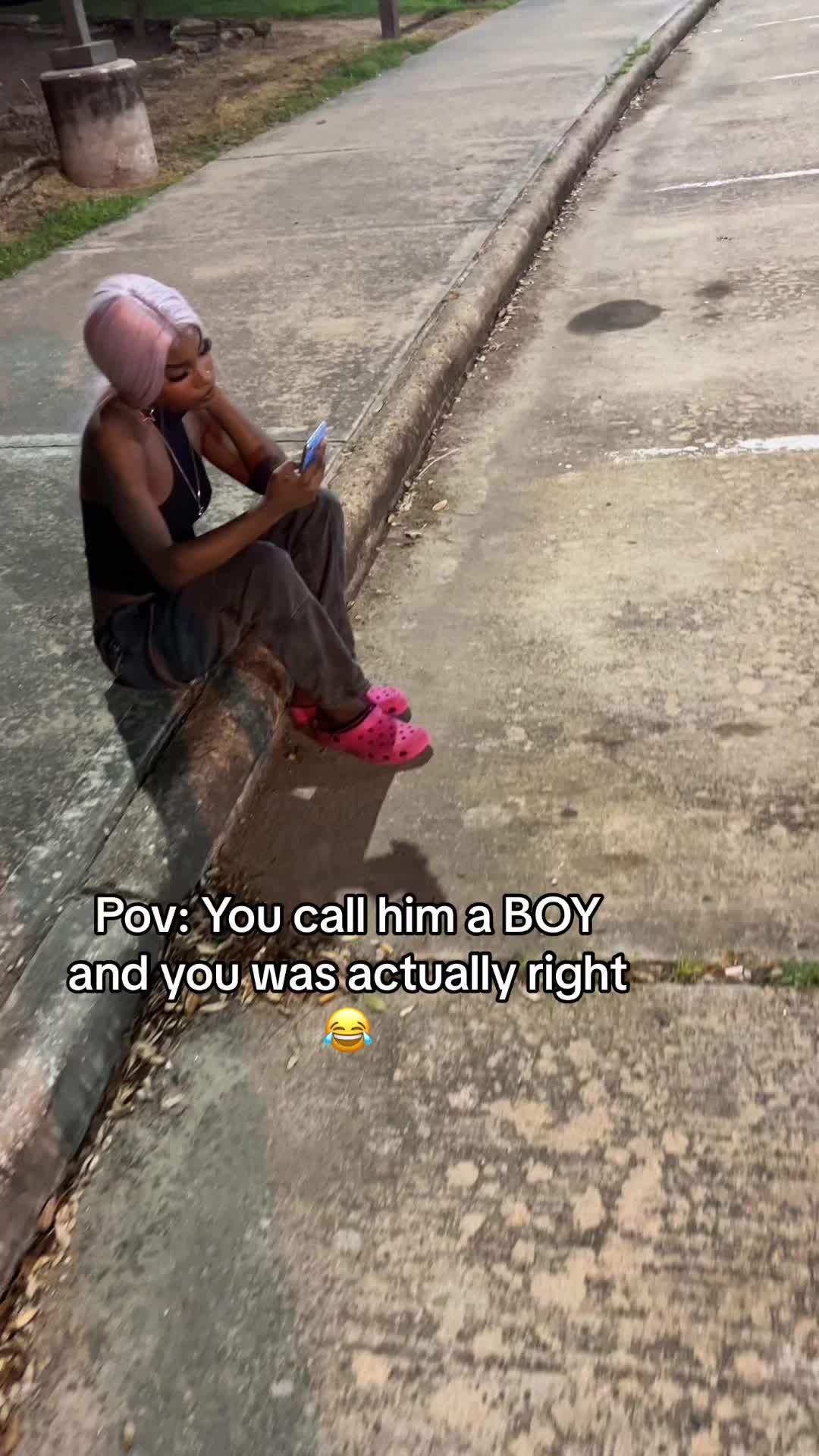 I was just being nice when I called him a boy 🤷🏾‍♀️😂. #pov #skit #funny