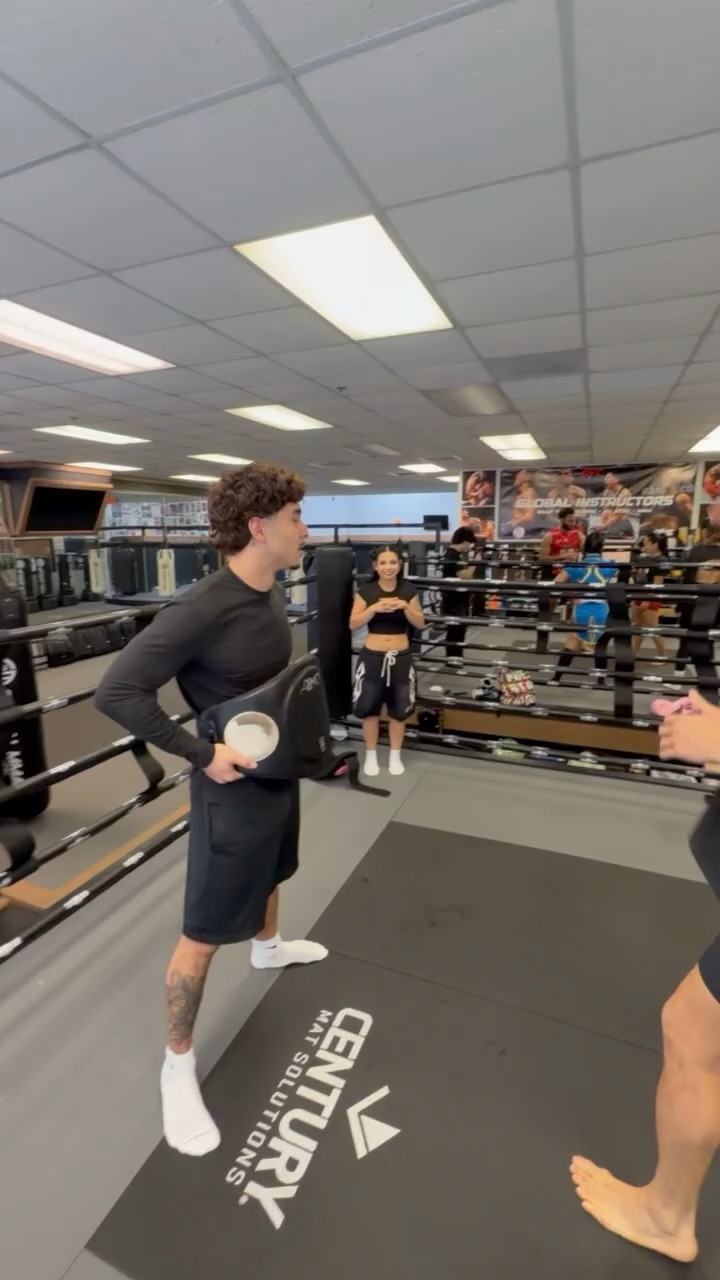 Getting kicked by a UFC Champ