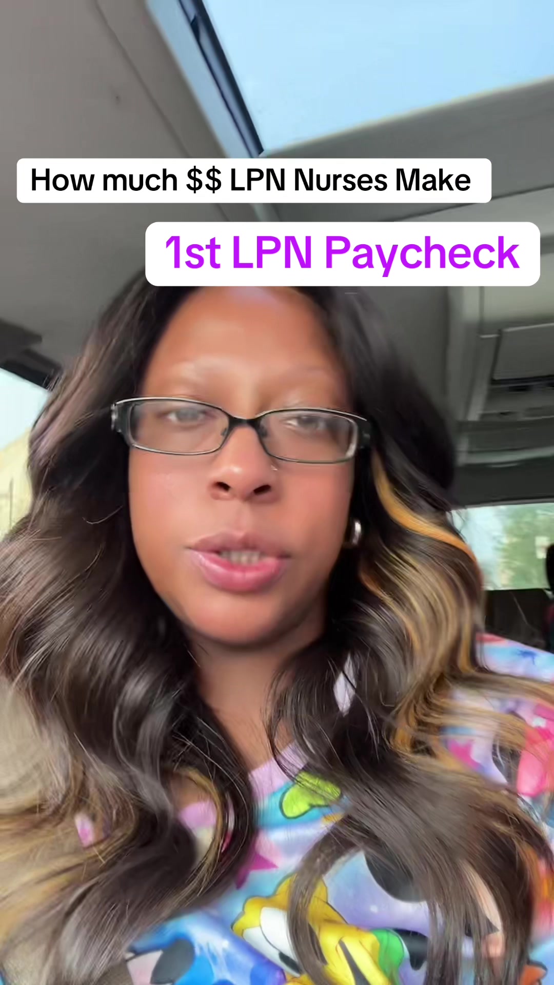 Idk how much money 💰 LPN nurses make everywhere but this how much I made my first paycheck in Wisconsin #creatorsear...