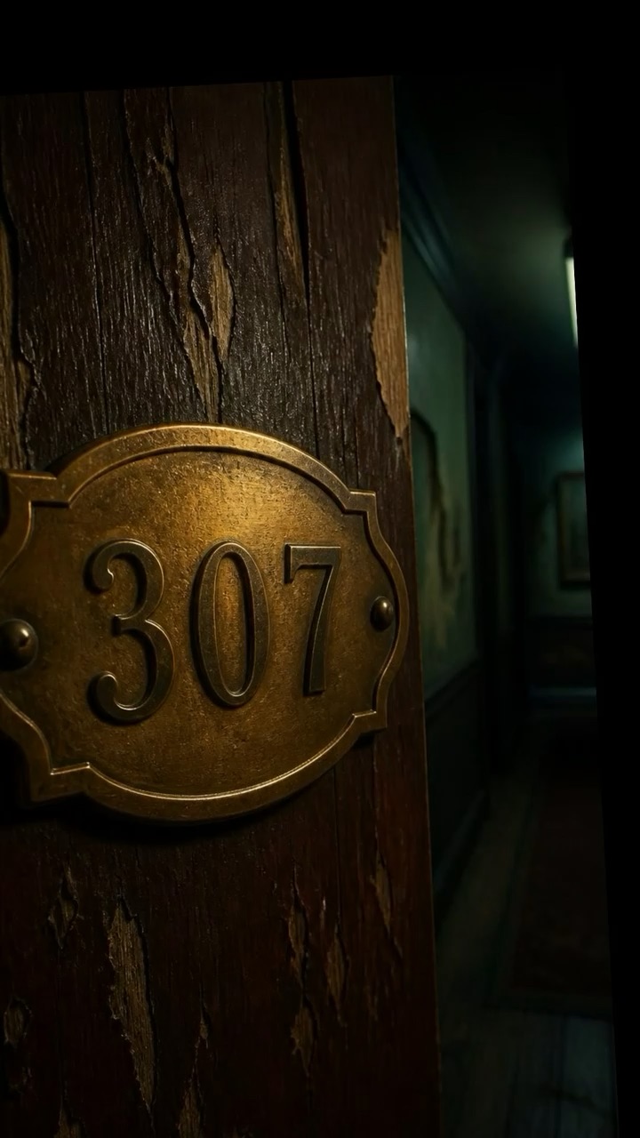 Room 307 🤯 Wanna Part 2? #fyp #horror