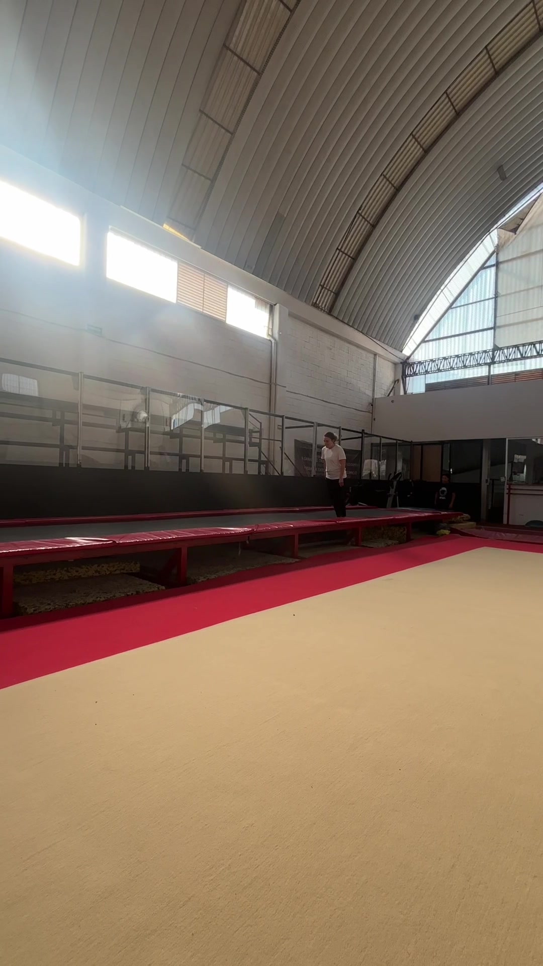 #artisticgymnastics #training #backflip #tumbletrack